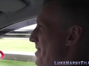 Tattooed brit sucks Luke Hardy 1/16