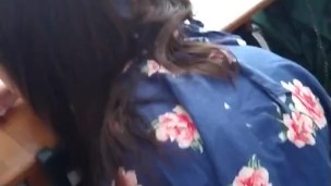 Mi amiga universitaria dijo que venia a estudiar pero termino dandome su vagina