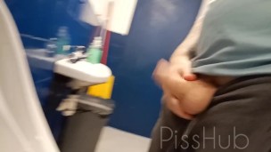 Arch of Piss at Public Urinal