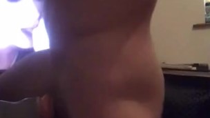 Fucking fake pussy in my favorite doggy position(part2)