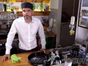 HUNT4K. In the morning man fucks slutty blonde near her shocked boyfriend 15/16