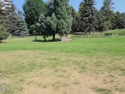 Tits out in the park
