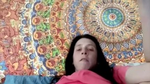 Hot wet milf with big tits solo
