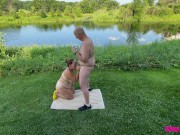 Sucking Dick By The Lake - Missy and George Blowjob 10/16