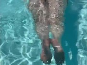 Slutty Girlfriend Flashes Tits at Public Pool  5/16