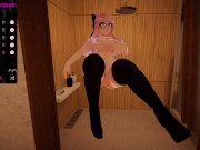 Brave anime girl cums 3 times while sick in quarantine 8/27/21 15/16