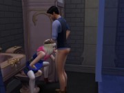 Punk DJ with colorful hair gets fucked by fans | sims 4 3/16