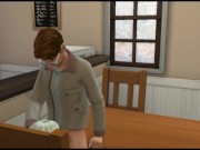 Punk DJ with colorful hair gets fucked by fans | sims 4 8/16