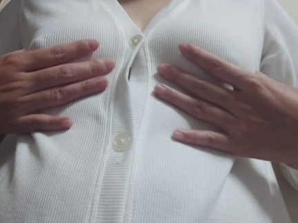 【個人撮影】素人OLがおっぱいを揺らしながら、乳首オナニーでイッちゃう/// Japanese Masturbation, Self-pleasure,Big boobs.