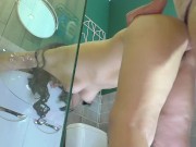 MILF went to the shower and engaged in anal sex 12/16