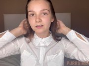 She spits on her tits so damn hot 1/16