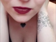 I WANNA MAKE YOU CUM HARD- striptease dirty talk joi- busty goth nymphomaniac pawg 5/16