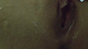 I record my sexy girlfriend masturbating and I finished all wet from squirt