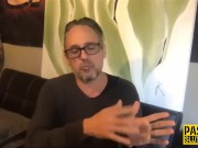 Bound bdsm teen gagging on dick 1/16