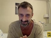 Bound bdsm teen gagging on dick 3/16