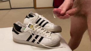 I Cum on my Adidas Superstars