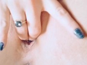 Slutty milf Loves rubbing and teasing her wet pink pussy for you 12/16