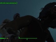 Sex with a girl in three cocks! | Fallout 4 Sex Mod 11/16