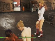 Sex with a girl in three cocks! | Fallout 4 Sex Mod 3/16