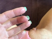 Her Slime Smells Like Heavenly Freshness - Best Orgasm In Wet Panties - IncredibleGirl