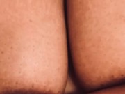Natural ebony  tits 
