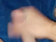Horny as fuck and just stroking my cock