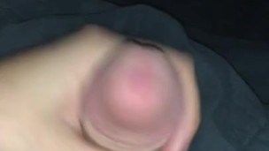 Hard cock jerking off