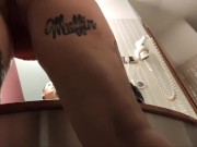 She changes underwear she gets excited and then masturbates ... 12/16