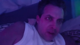 POV solo male celebrity  sex tape of Cory Bernstein and curious straight fraternity brother