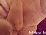 Sin calzon y muy mojadita en el aeropuerto 😜😜😜 Video completo en bolivianamimi.tv  6/16