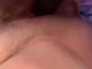 Masturbating with vibrator dildo