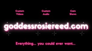 Goddess Rosie Reed Mesmerize Femdom POV Ebony Goddess Stare Into My Eyes And Goon