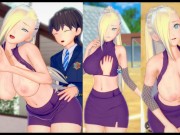 【エロゲーコイカツ！】Naruto(ナルト疾風伝) 山中いの3DCG巨乳アニメ動画[Hentai Game Koikatsu! Ino Yamanaka(Anime 3DCG Video)] 15/16