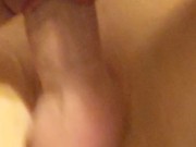 Super tiny blonde Rae-LynHerPussy on my fat dick reverse cowgirl pt2