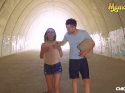 MAMACITAZ - Hardcore Outdoor Sex For Petite Ukrainian Elle Rose 1/16