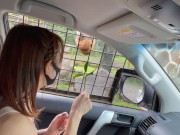 動物園で女子大生と露出ハメ撮りデートから露天風呂で野外露出で見せつけ中出しSEX！♡RYO&YUU♡素人カップル/歳の差/10代/美少女/色白/スタイル抜群/野外露出/パンチラ/着替え/温泉/フェラ 3/16