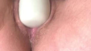 We couldn't keep our hands off the wand…watch Jess squirt!