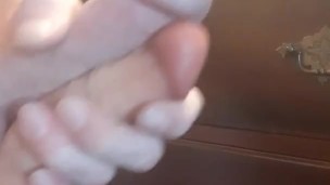 2 dicks rubbing together with precum