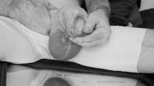 Gooning on My Big Siliconed Bulge Until I Popped a Load of Cum 210905