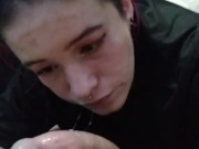 POV - I love filming myself when I give a blowjob and they fill my mouth with cum. 7/16