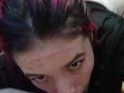 POV - I love filming myself when I give a blowjob and they fill my mouth with cum. 8/16