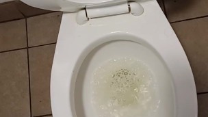 Peeing at the bar
