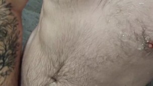 Cheeky shower cock tease.