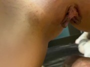 Мой друг трахнул меня и залил попку спермой, пока муж на работе 3/16