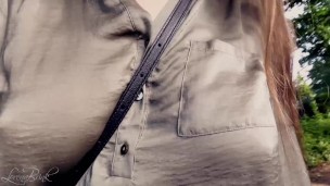 Boobwalk, Shiny Blouse with Strap