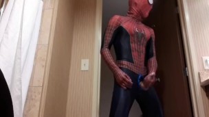 spiderman cums