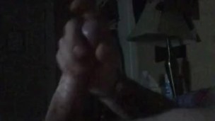 Solo jerk off session .. big cock milked until I cum huge load 