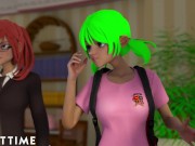 ADULT TIME - Hentai Sex University Student Demonstrates Her Sexual Prowess On Stepdaddy's Cock 13/16