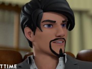 ADULT TIME - Hentai Sex University Student Demonstrates Her Sexual Prowess On Stepdaddy's Cock 9/16