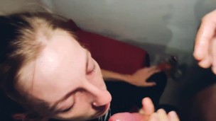 Please Cum In My Face - Sweet POV Huge Cock Blowjob